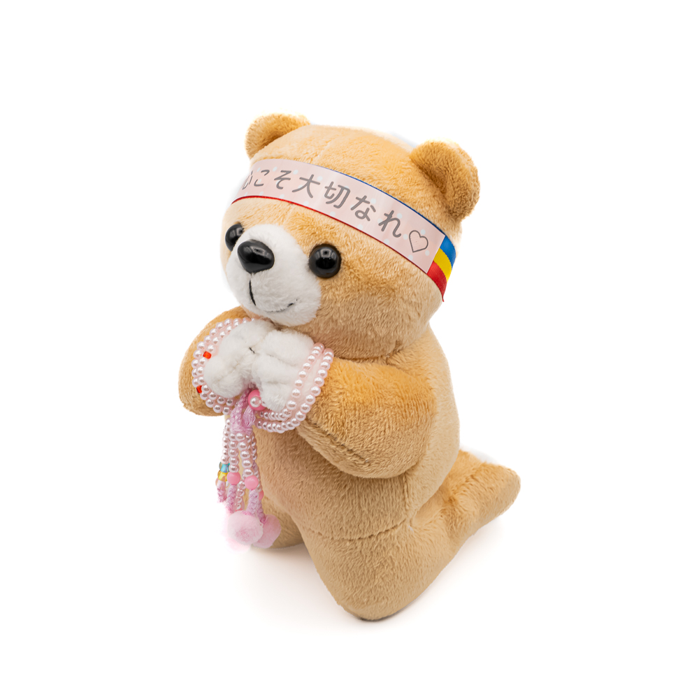 お祈りクマ茶 ピンク念珠セット | 【公式】創価学会仏壇・仏具・書籍